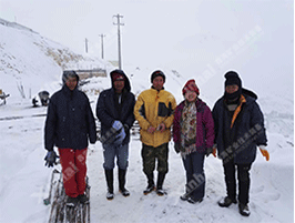 选矿厂车间基建现场